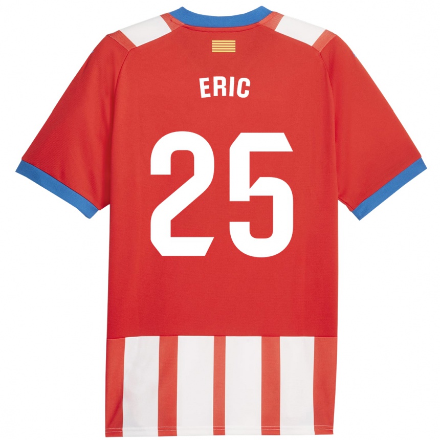 Niño Fútbol Camiseta Eric Garcia #25 Rojo Blanco 1ª Equipación 2023/24