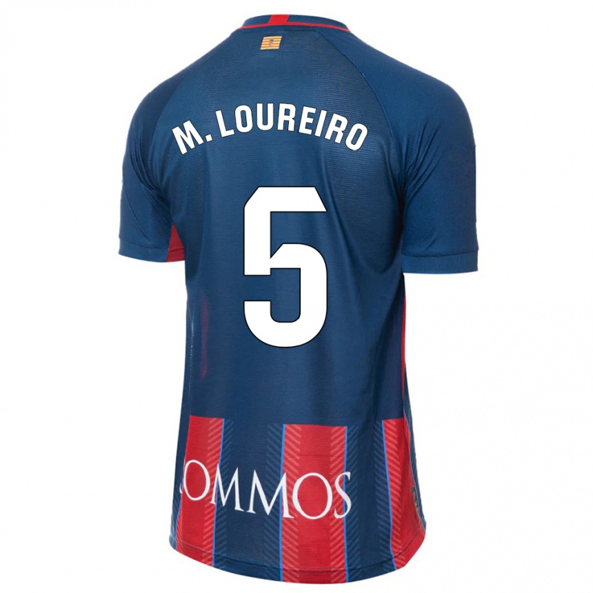 Niño Fútbol Camiseta Miguel Loureiro #5 Armada 1ª Equipación 2023/24