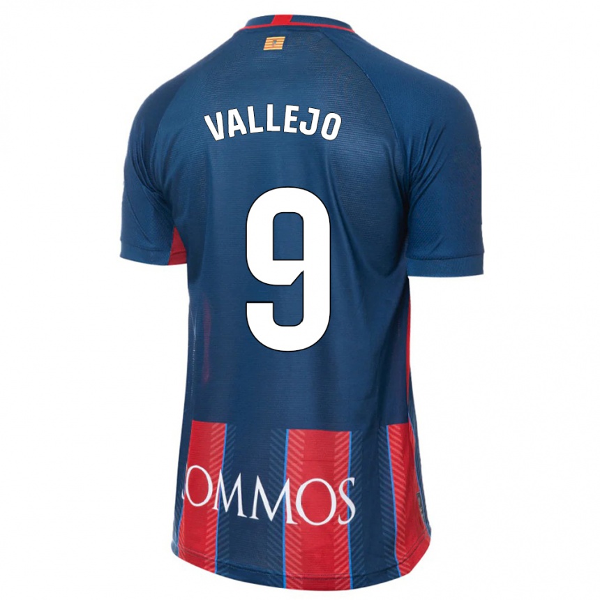 Niño Fútbol Camiseta Hugo Vallejo #9 Armada 1ª Equipación 2023/24