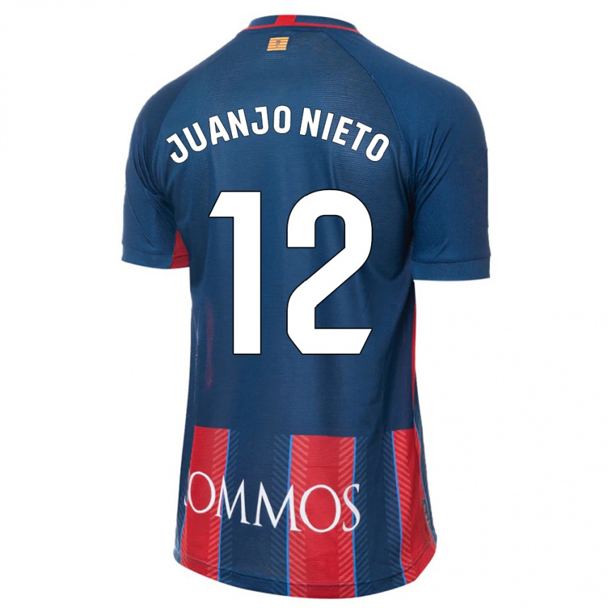 Niño Fútbol Camiseta Juanjo Nieto #12 Armada 1ª Equipación 2023/24