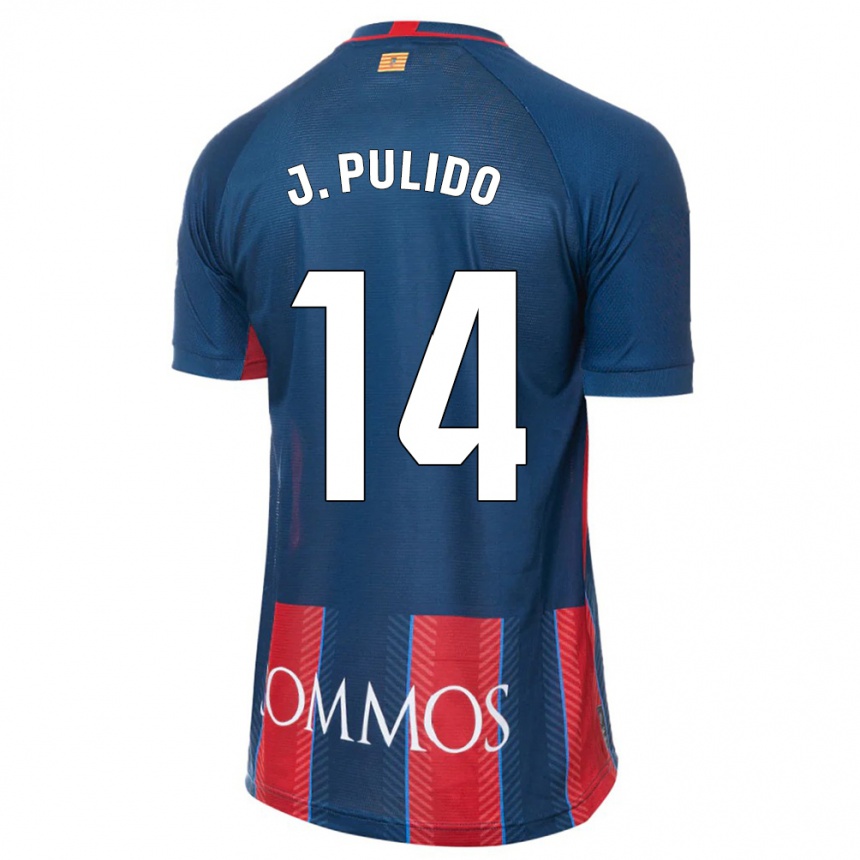 Niño Fútbol Camiseta Jorge Pulido #14 Armada 1ª Equipación 2023/24