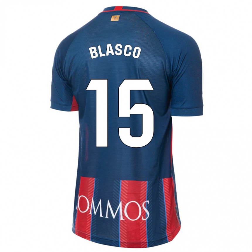 Niño Fútbol Camiseta Jérémy Blasco #15 Armada 1ª Equipación 2023/24