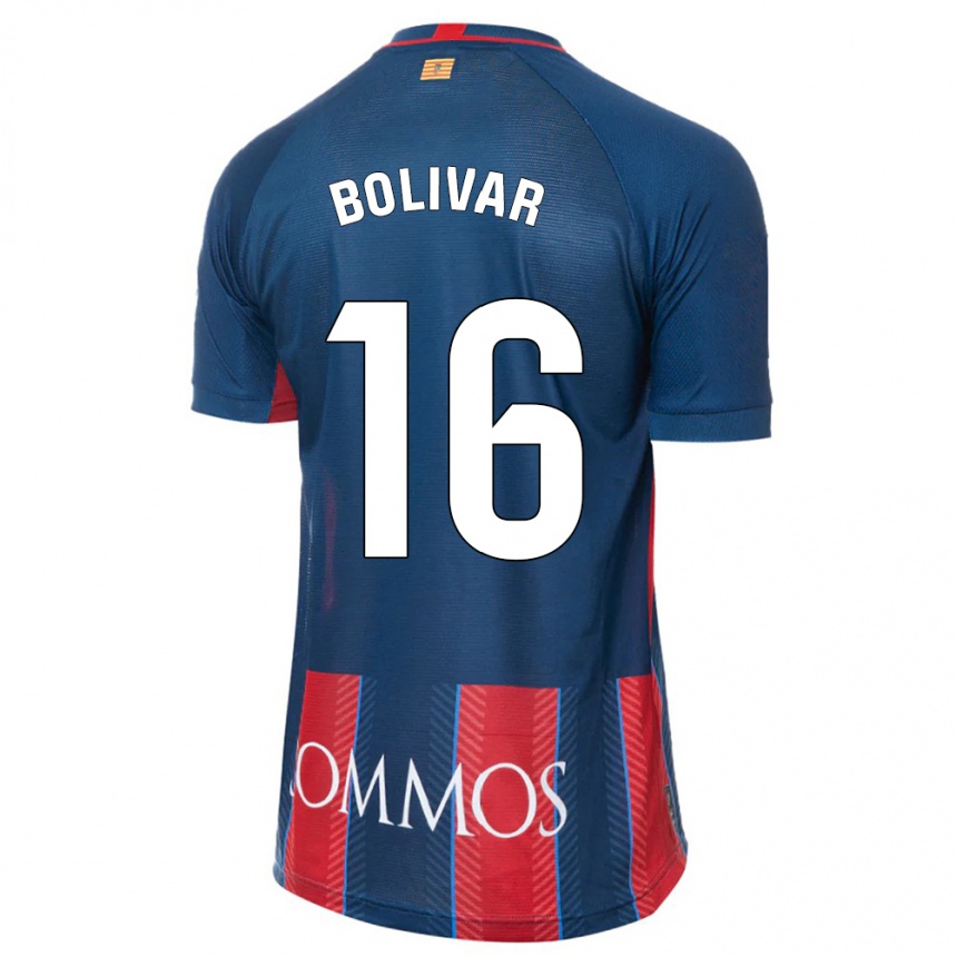 Niño Fútbol Camiseta Jovanny Bolívar #16 Armada 1ª Equipación 2023/24