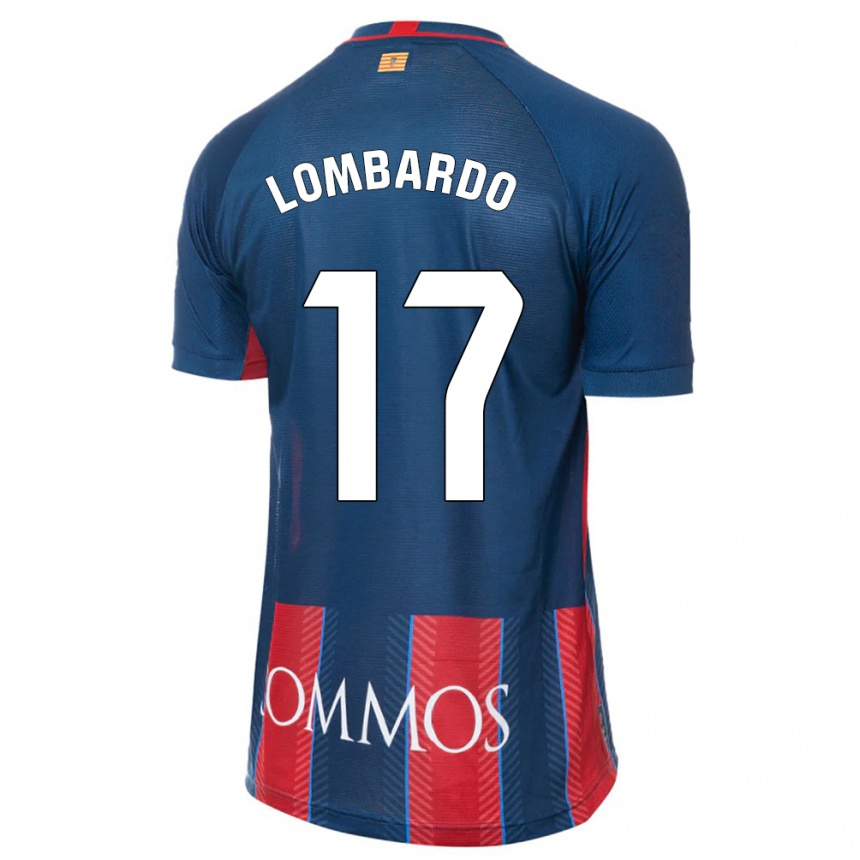 Niño Fútbol Camiseta Enzo Lombardo #17 Armada 1ª Equipación 2023/24