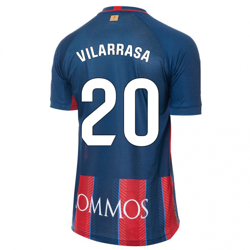 Niño Fútbol Camiseta Ignasi Vilarrasa #20 Armada 1ª Equipación 2023/24