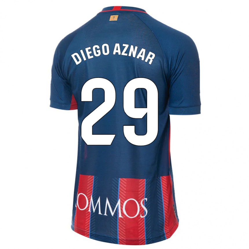 Niño Fútbol Camiseta Diego Aznar #29 Armada 1ª Equipación 2023/24