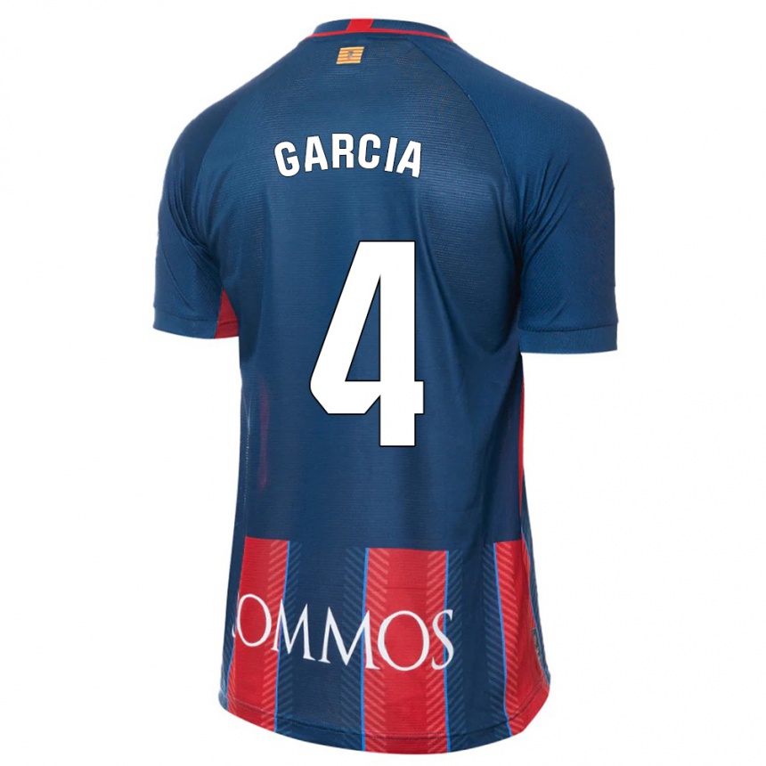 Niño Fútbol Camiseta Nacho García #4 Armada 1ª Equipación 2023/24