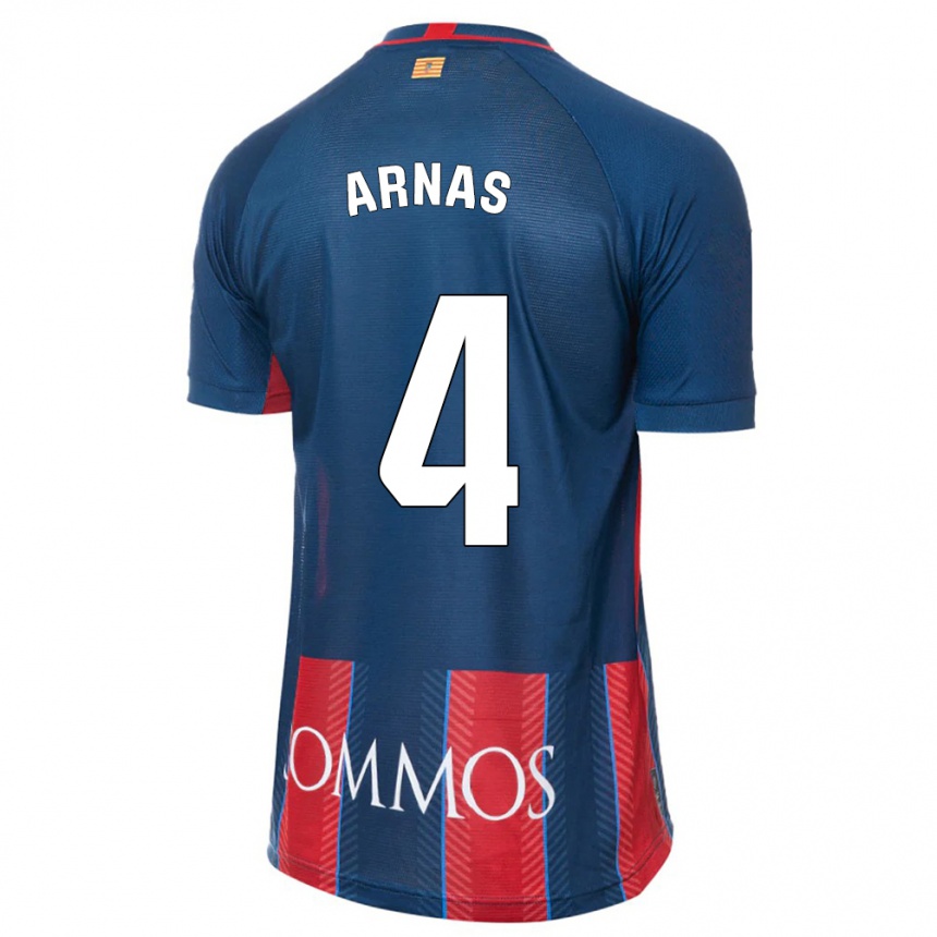 Niño Fútbol Camiseta Iris Arnas #4 Armada 1ª Equipación 2023/24