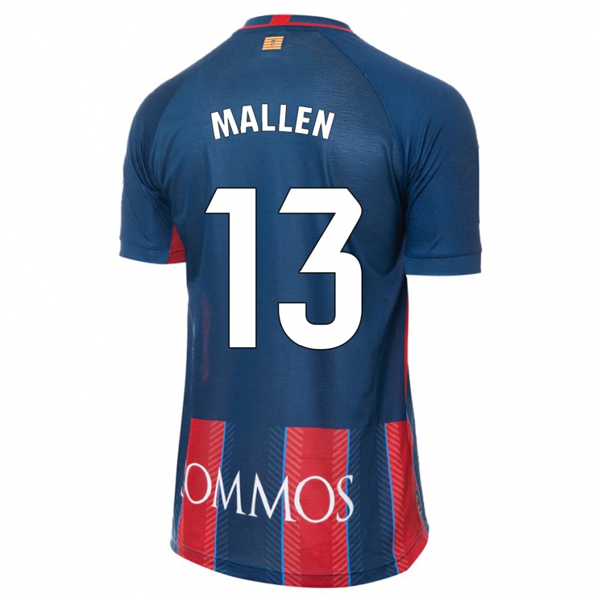 Niño Fútbol Camiseta Lucía Mallén #13 Armada 1ª Equipación 2023/24