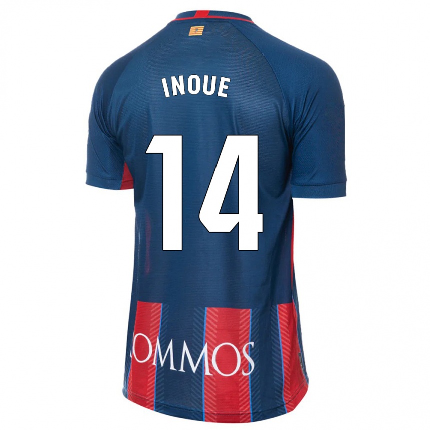 Niño Fútbol Camiseta Moe Inoue #14 Armada 1ª Equipación 2023/24