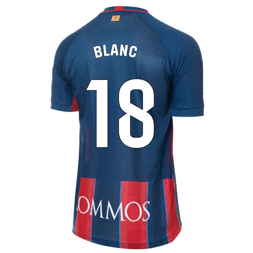 Niño Fútbol Camiseta Laia Blanc #18 Armada 1ª Equipación 2023/24