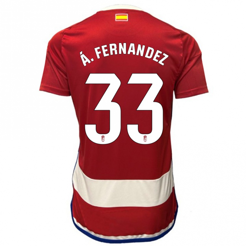 Niño Fútbol Camiseta Álvaro Fernández #33 Rojo 1ª Equipación 2023/24