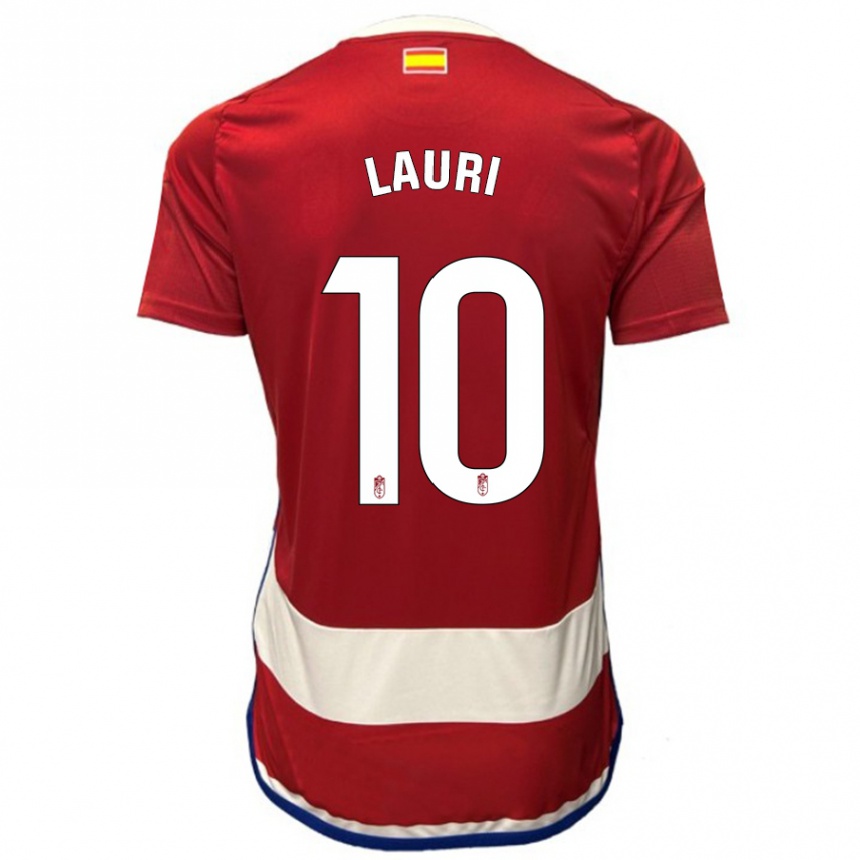 Niño Fútbol Camiseta Lauri #10 Rojo 1ª Equipación 2023/24