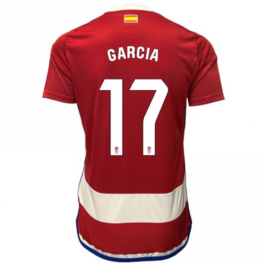 Niño Fútbol Camiseta Naima García #17 Rojo 1ª Equipación 2023/24