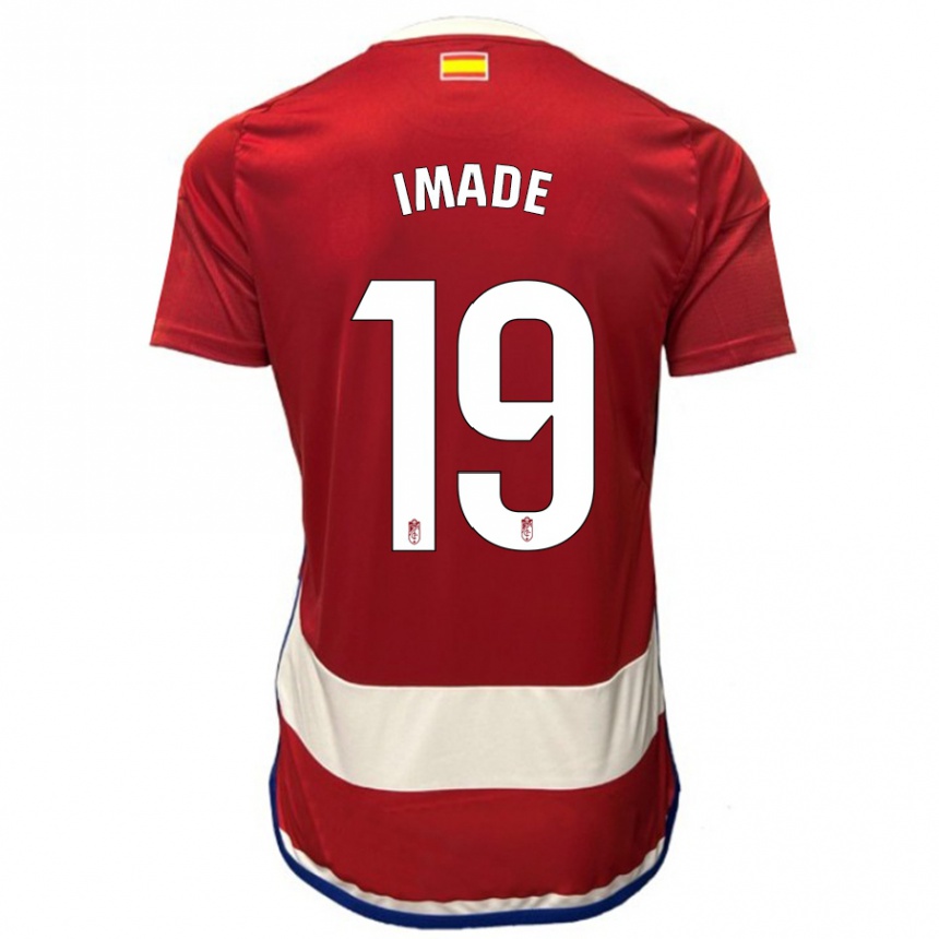 Niño Fútbol Camiseta Edna Imade #19 Rojo 1ª Equipación 2023/24