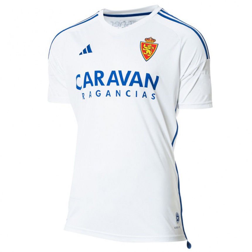 Niño Fútbol Camiseta Fran Gámez #18 Blanco 1ª Equipación 2023/24