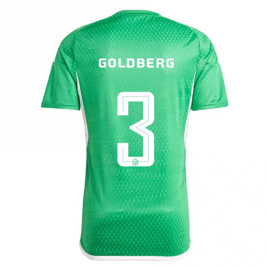 Niño Fútbol Camiseta Shon Goldberg #3 Blanco Azul 1ª Equipación 2023/24