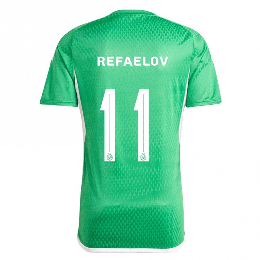 Niño Fútbol Camiseta Lior Refaelov #11 Blanco Azul 1ª Equipación 2023/24