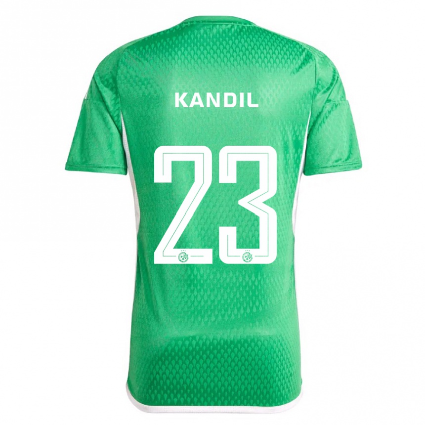 Niño Fútbol Camiseta Maor Kandil #23 Blanco Azul 1ª Equipación 2023/24