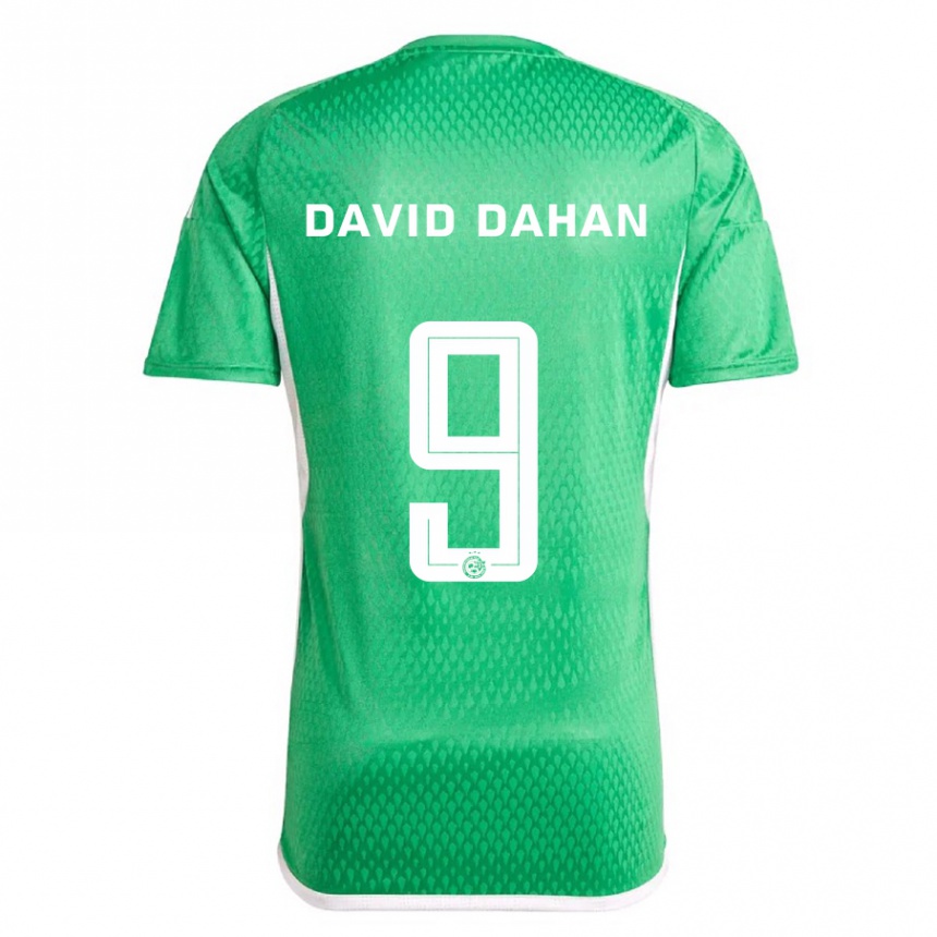 Niño Fútbol Camiseta Omer David Dahan #9 Blanco Azul 1ª Equipación 2023/24