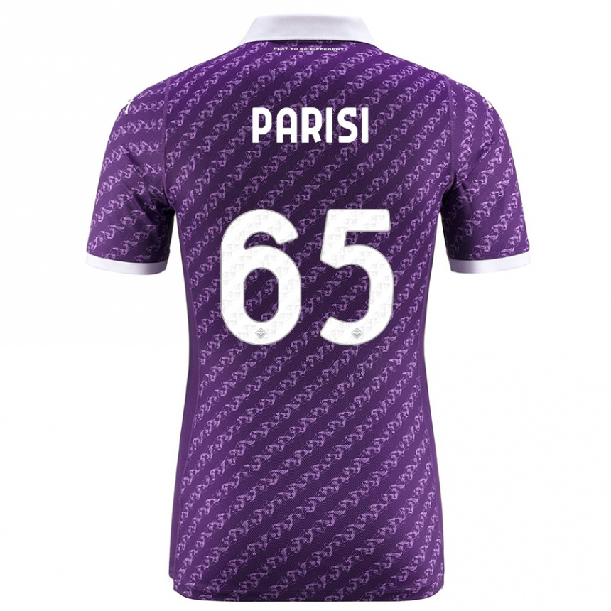 Niño Fútbol Camiseta Fabiano Parisi #65 Violeta 1ª Equipación 2023/24