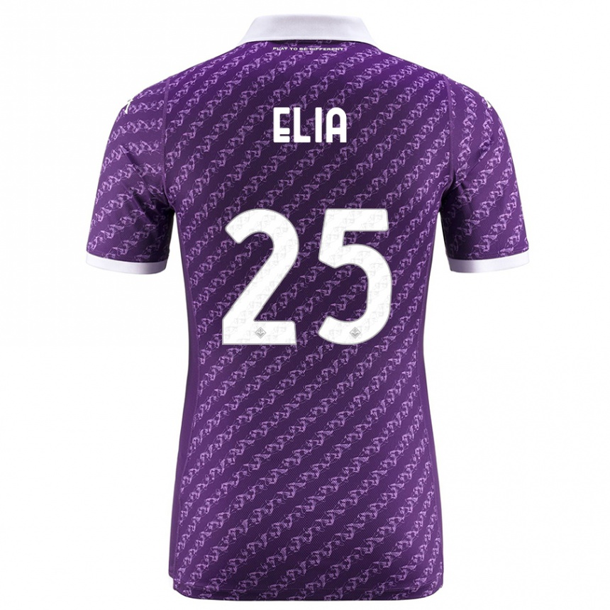 Niño Fútbol Camiseta Mirko Elia #25 Violeta 1ª Equipación 2023/24