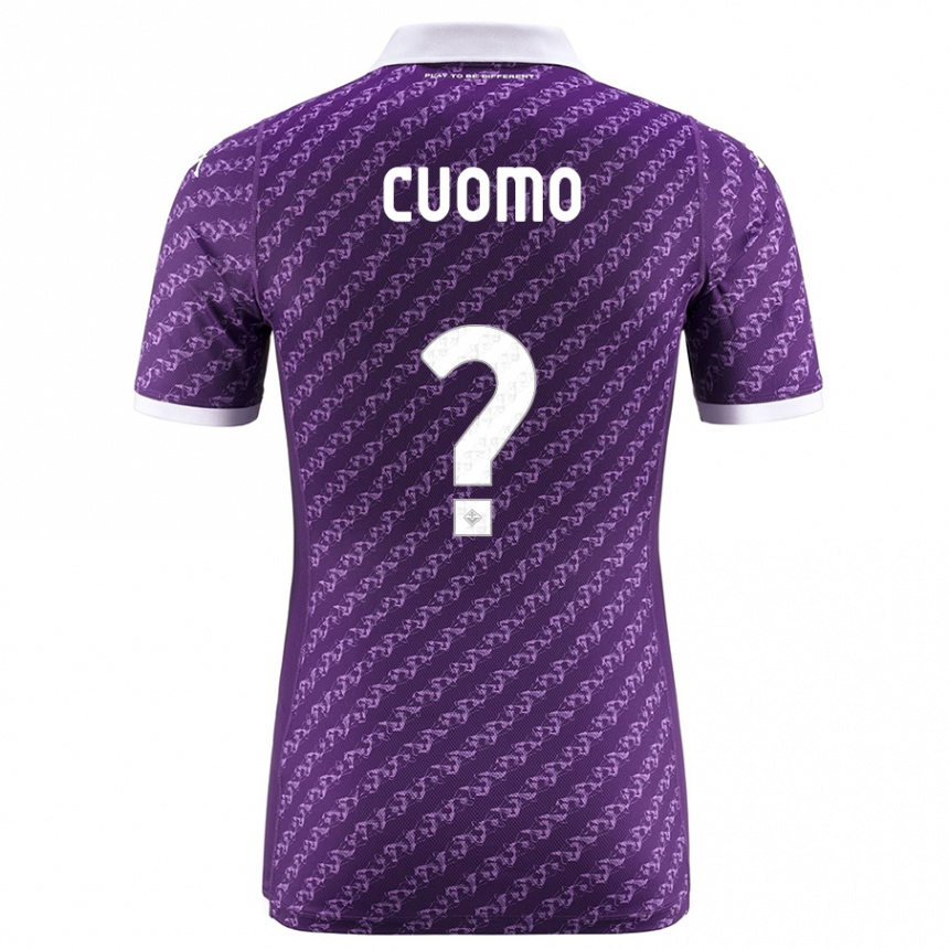 Niño Fútbol Camiseta Raffaele Cuomo #0 Violeta 1ª Equipación 2023/24