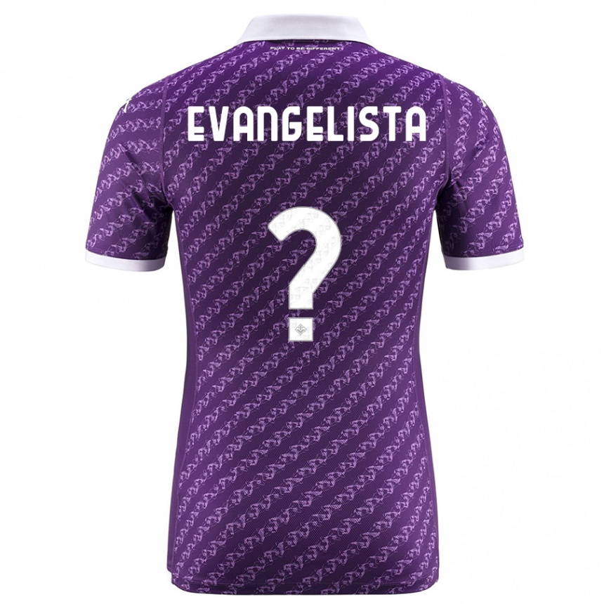 Niño Fútbol Camiseta Carlo Evangelista #0 Violeta 1ª Equipación 2023/24