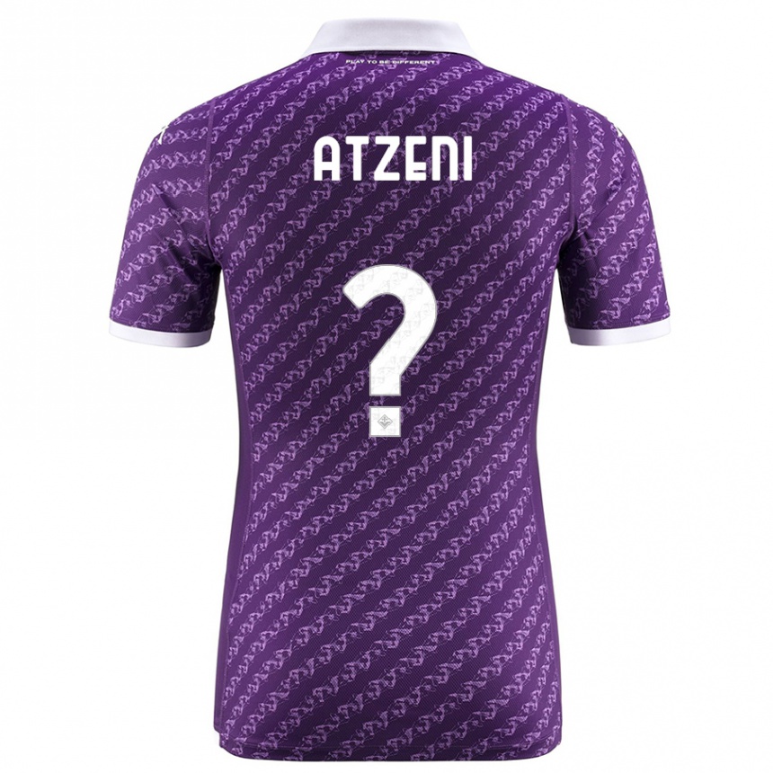 Niño Fútbol Camiseta Davide Atzeni #0 Violeta 1ª Equipación 2023/24