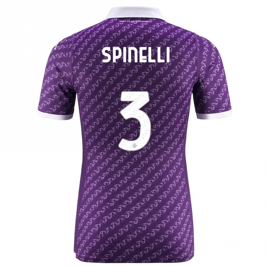 Niño Fútbol Camiseta Giorgia Spinelli #3 Violeta 1ª Equipación 2023/24