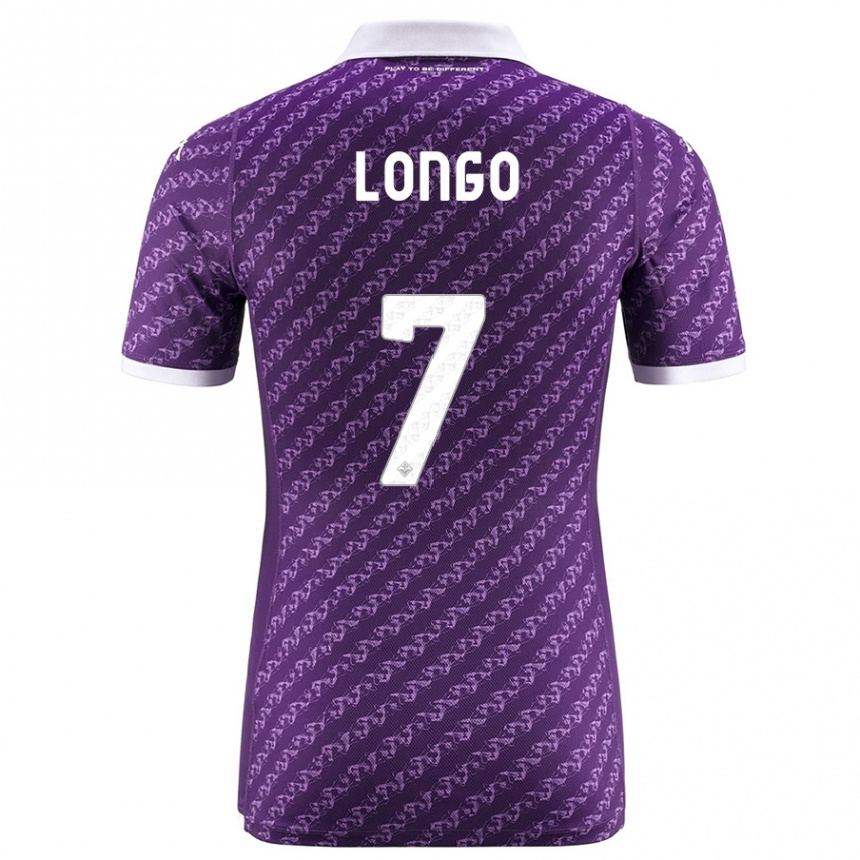 Niño Fútbol Camiseta Miriam Longo #7 Violeta 1ª Equipación 2023/24