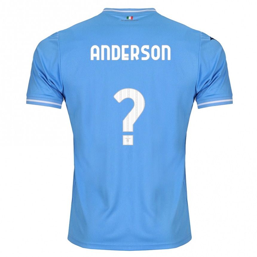 Niño Fútbol Camiseta André Anderson #0 Azul 1ª Equipación 2023/24