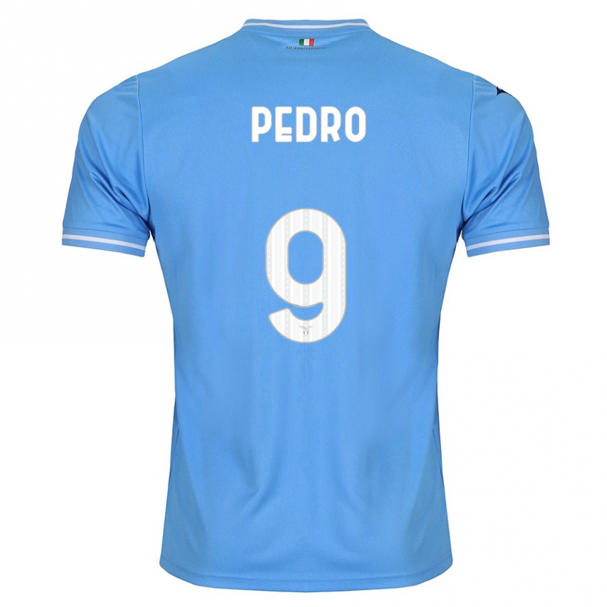 Niño Fútbol Camiseta Pedro #9 Azul 1ª Equipación 2023/24