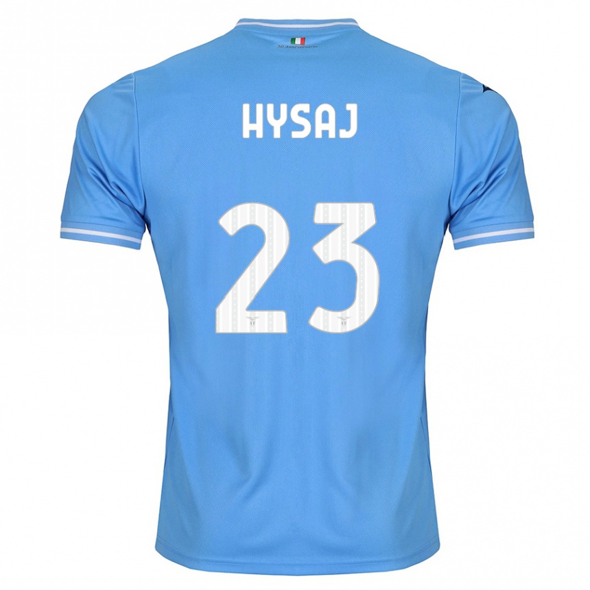 Niño Fútbol Camiseta Elseid Hysaj #23 Azul 1ª Equipación 2023/24