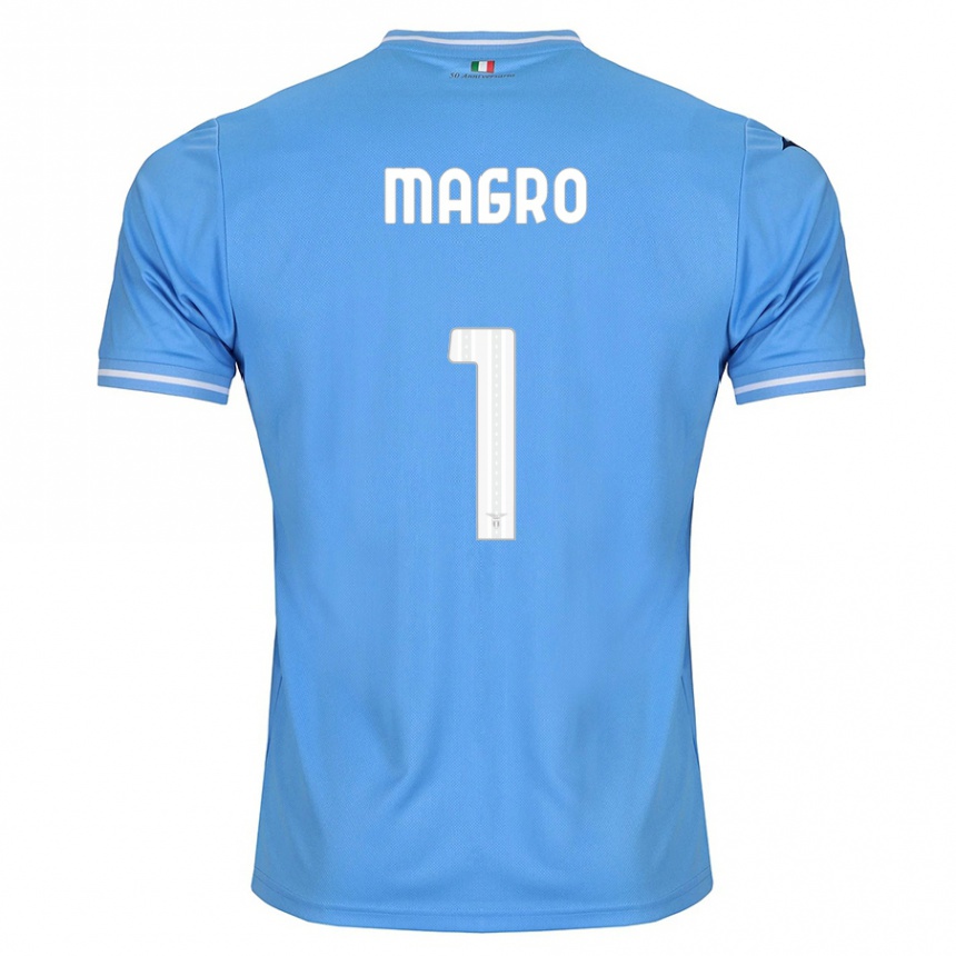 Niño Fútbol Camiseta Federico Magro #1 Azul 1ª Equipación 2023/24