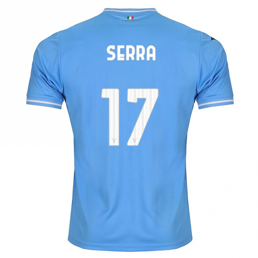 Niño Fútbol Camiseta Federico Serra #17 Azul 1ª Equipación 2023/24
