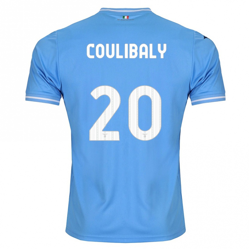 Niño Fútbol Camiseta Larsson Coulibaly #20 Azul 1ª Equipación 2023/24