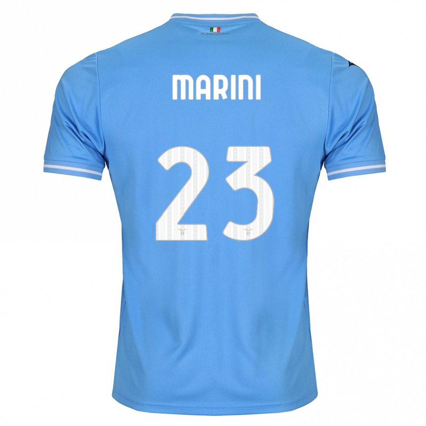 Niño Fútbol Camiseta Matteo Marini #23 Azul 1ª Equipación 2023/24