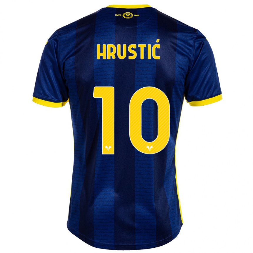 Niño Fútbol Camiseta Ajdin Hrustić #10 Armada 1ª Equipación 2023/24