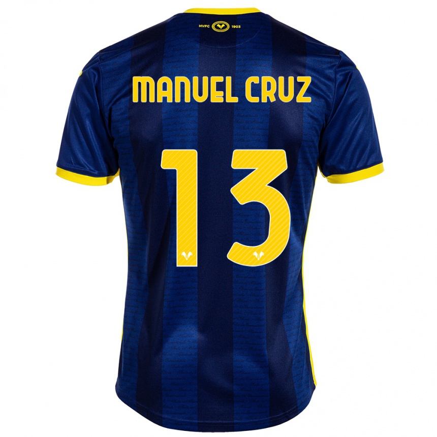 Niño Fútbol Camiseta Juan Manuel Cruz #13 Armada 1ª Equipación 2023/24