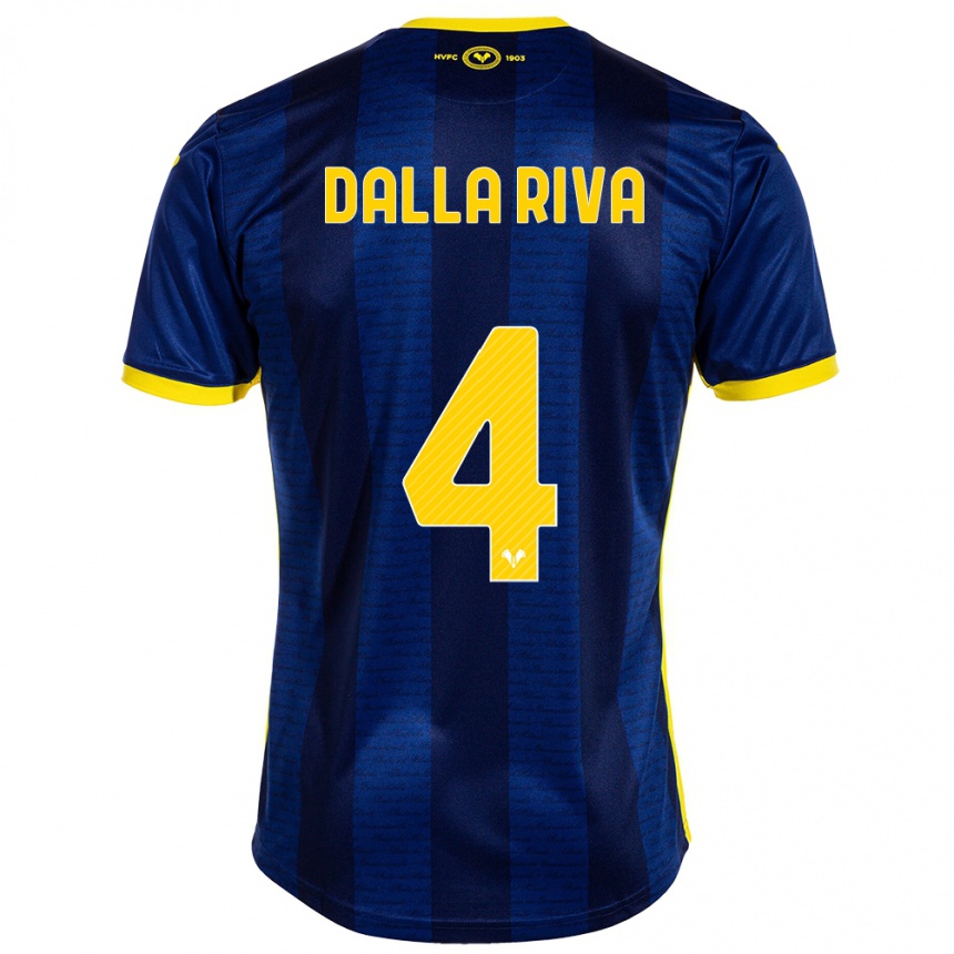 Niño Fútbol Camiseta Stefano Dalla Riva #4 Armada 1ª Equipación 2023/24