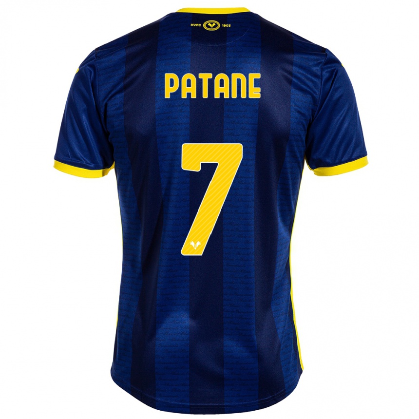 Niño Fútbol Camiseta Nicola Patanè #7 Armada 1ª Equipación 2023/24