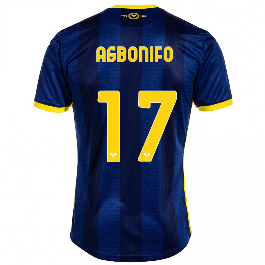Niño Fútbol Camiseta Richi Agbonifo #17 Armada 1ª Equipación 2023/24