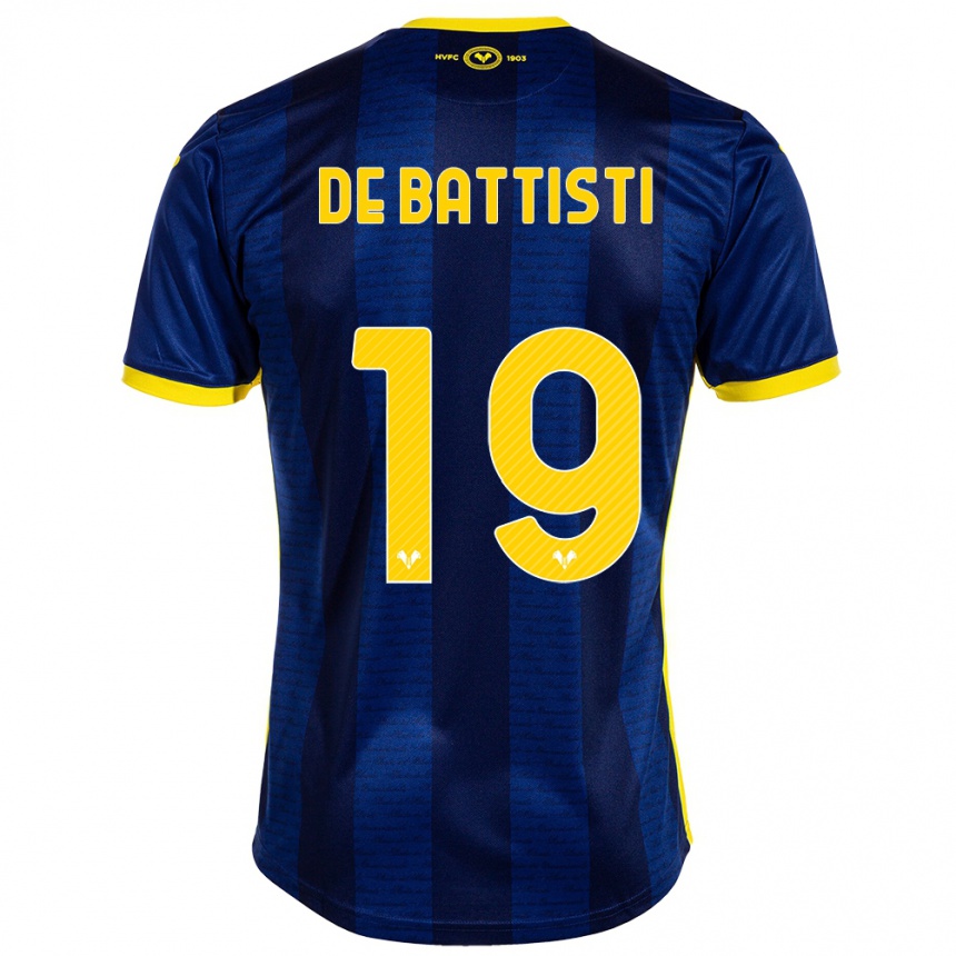 Niño Fútbol Camiseta Davide De Battisti #19 Armada 1ª Equipación 2023/24