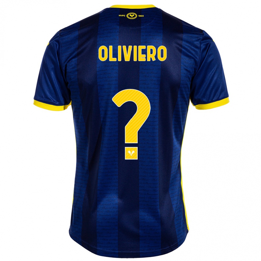 Niño Fútbol Camiseta Davide Oliviero #0 Armada 1ª Equipación 2023/24