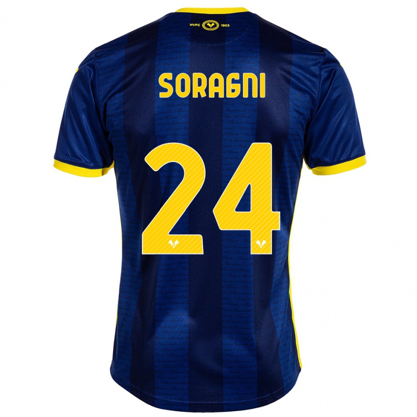 Niño Fútbol Camiseta Alberto Soragni #24 Armada 1ª Equipación 2023/24