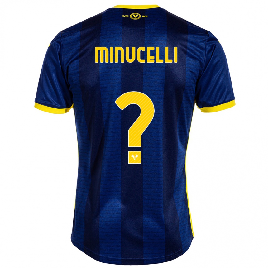Niño Fútbol Camiseta Filippo Minucelli #0 Armada 1ª Equipación 2023/24