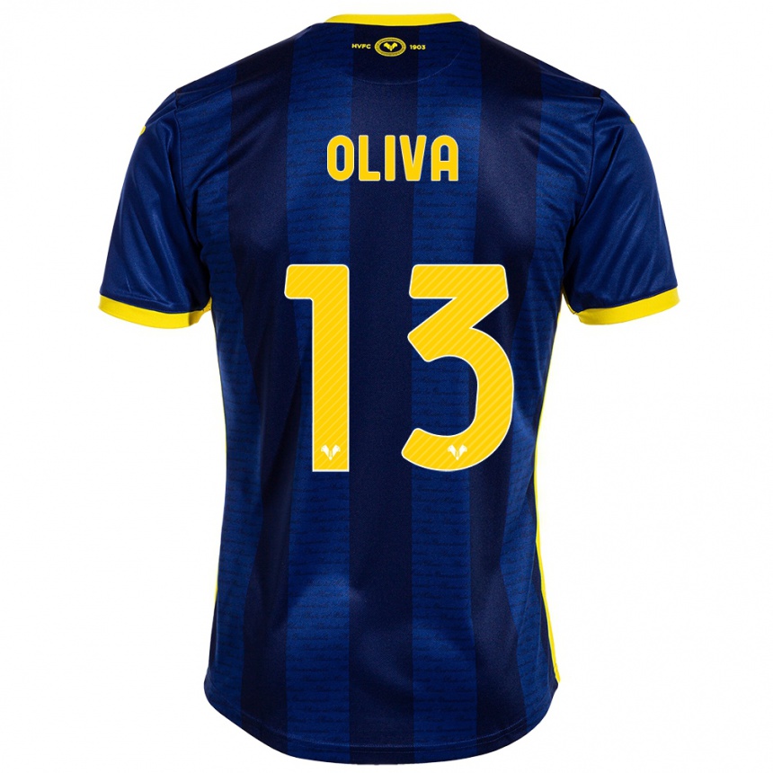 Niño Fútbol Camiseta Eleonora Oliva #13 Armada 1ª Equipación 2023/24