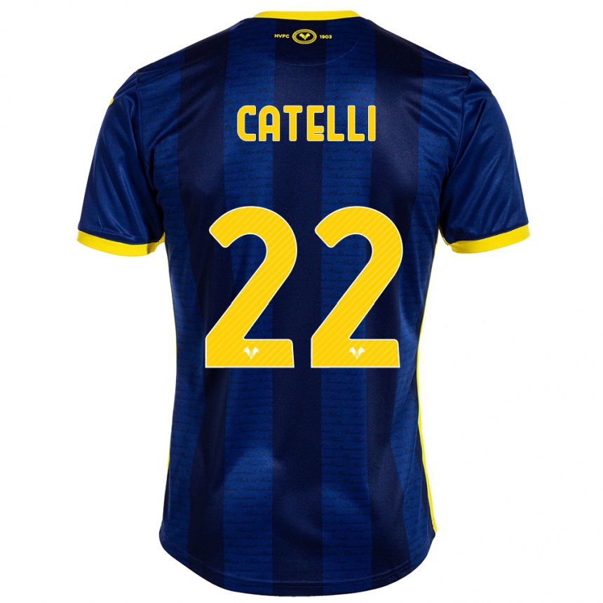 Niño Fútbol Camiseta Anna Catelli #22 Armada 1ª Equipación 2023/24