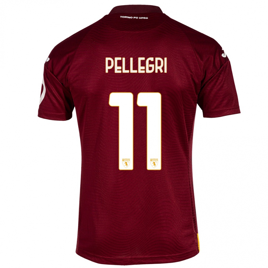 Niño Fútbol Camiseta Pietro Pellegri #11 Rojo Oscuro 1ª Equipación 2023/24